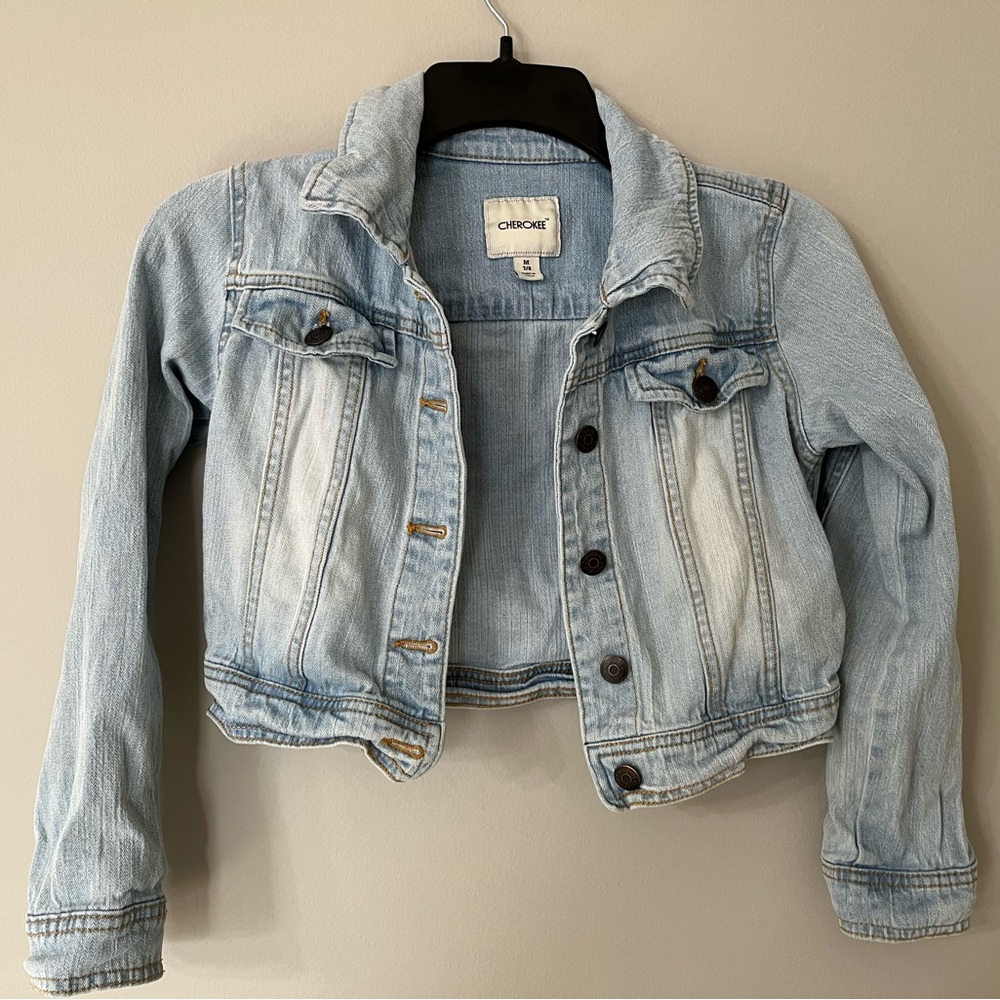 Cherokee Jean Jacket, Girls Size M